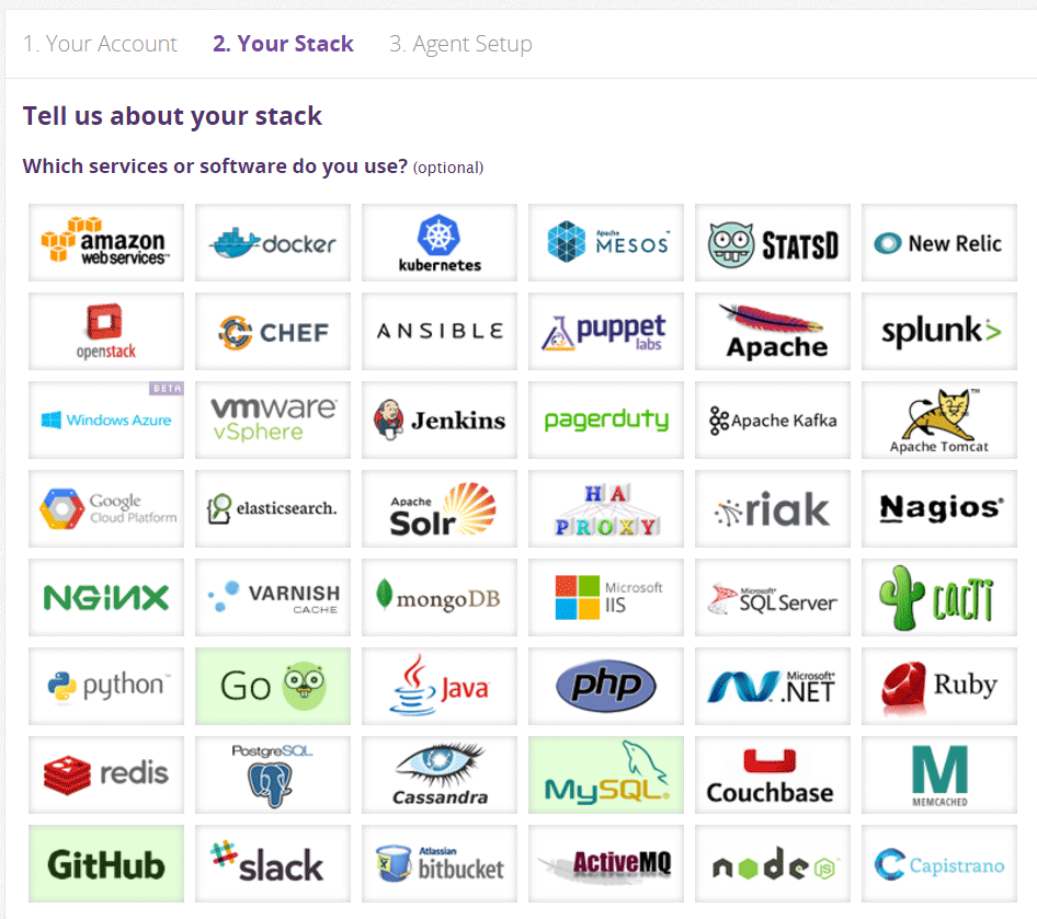 Define your stack